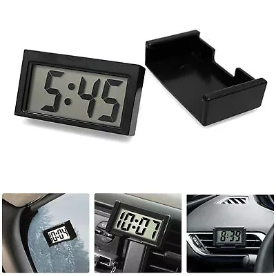 Mini Automotive Digital Clock Battery Operated LCD Time & Day Display For Car US • $9.62