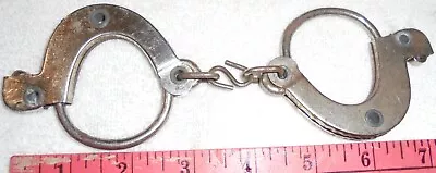 Antique Metal Handcuffs Possible Pretend Play Toy Child Western Cowboy Vintage • $6.95