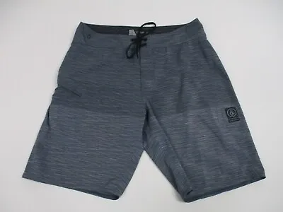 Volcom Swim Trunks Board Shorts Men's Size 31 Gray Beach Mod Tech Cinch Fly • $19.88