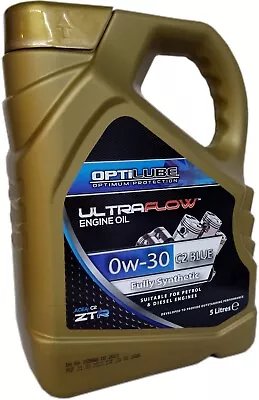 £22.95 • Buy 0w30 Fully Synthetic C2 Blue Ultra Flow B71 2312 5l Litre Optilube