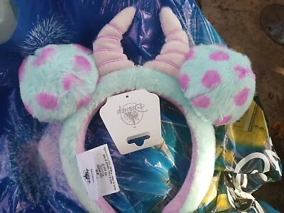 Disney Pixar Monsters Inc Disney Parks Sulley Sully Fuzzy Ear Headband 2023 • $39.95