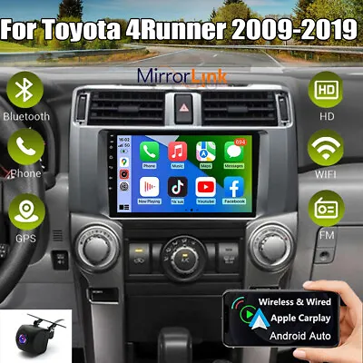 For Toyota 4Runner 2009-2019 Android 13 Carplay Car Stereo Radio GPS Navigation • $125.39