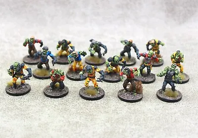 Firefight Plague Stage 3Z ZOMBIES X15 Well Painted Mantic Games 13711 • $56