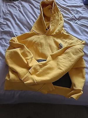 Womens Vans Yellow Hoody Very Good Used Condition Size Medium • £11.72