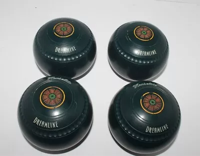 Henselite Dreamline Test Model Lawn Bowls Set Of 4 L22-6Z Size 3H • $140