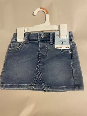 Cat & Jack Knit Denim Skirt Ultimate Stretch Super Soft & Comfy Asst Sizes Nwt • $2.50