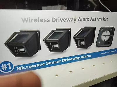  Wireless Driveway Alarm Sensor Alarm. 1/2 Mi Range • $36