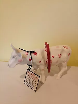 BNWT Cow Parade In The Moooooood For Love Cow Figurine • £10