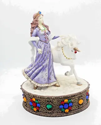 San Francisco Music Box Company 1994 Marjorie Sarnat Once Upon A Dream Unicorn • $55