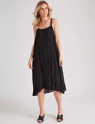 $19.33 • Buy Millers Knee Length Crinkle Strappy Dress Womens Clothing  Dresses Shift