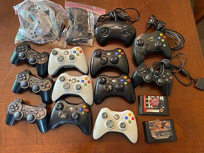 Xbox 360 PlayStation 3 Sega Genesis Broken As Is Controller And Game Lot • $1.25