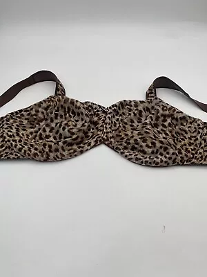 Wacoal Awareness Size 40 G  Leopard Full Figure Underwire Bra Style:855167 • $12.99