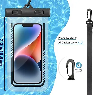 $16.99 • Buy Waterproof Phone Case For IPhone 14 PLUS 13 12 11 PRO MAX 8 7 6 S 5 XR Pouch Bag