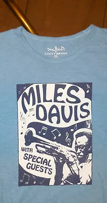 MILES DAVIS T-SHIRT MEN 2XL OFFICIAL RARE Jazz Concert Tour Vtg Art Lp Cd XXL • $14.95