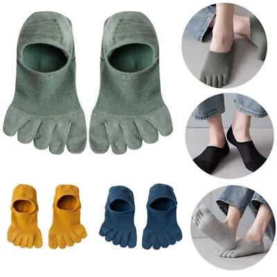 £1.43 • Buy Mens Five Finger Toe Orthopedic Compression Socks Cotton Casual Breathable UK