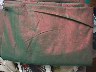 Red/Green  Shot  Fabric-BY THE YARD!-3 Yds Total; (#I279) SCA Medieval Pagan • $6.50