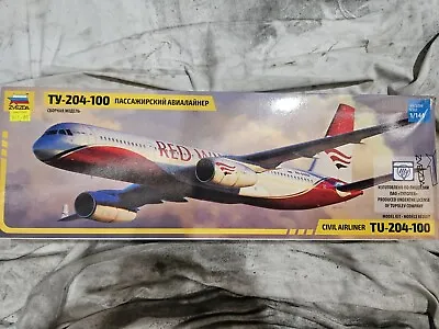 Zvezda Civil Airliner Tu-204-100 1/144 Box 88 • $45