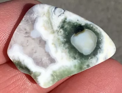 Polished Ocean Jasper Freeform Madagascar 12g Orbicular 8th Vein Lapidary • $7.65