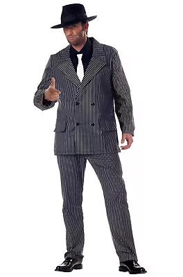 Brand New Men Gangster Mafia Adult Halloween Costume • $34.41