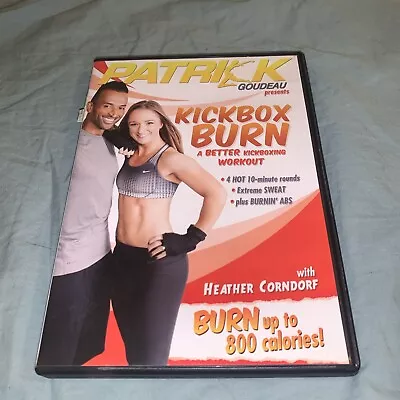 Patrick Goudeau & Heather Corndorf Kickbox Burn Exercise (DVD 2013) • $12