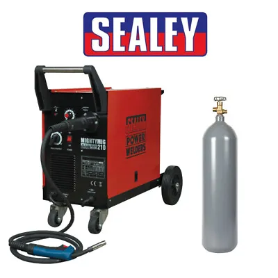 £661 • Buy Mig Welder Sealey Mighty Mig 210amp Use With Or Without Gas Gas Bottle Included