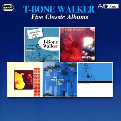 T-bone Walker Five Classics Albums New Cd • $12.67