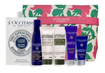 New L'Occitane Travel Set Immortelle Precious Cream Emulsion Skin Care Artichoke • $29