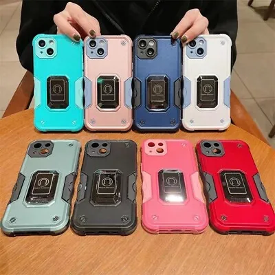 Case For IPhone 13 12 11 Pro Max XS XR 8 7 Shockproof Ring Heavy Duty Full Cover • $9.99