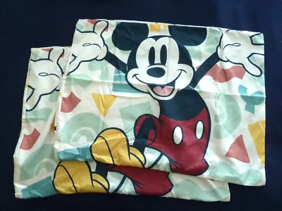 Two Brand New Disney Mickey Mouse Shams By The Big One • $4.99