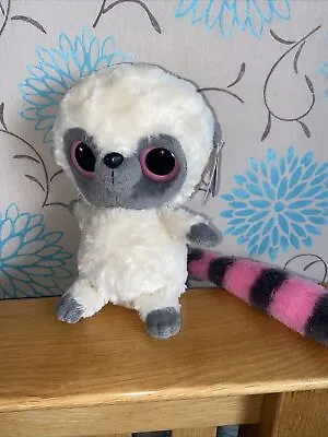 Yoohoo + Friends Aurora Bush Baby Big Eye Lemur Plush Toy Tags Pink Tail Rare • £10