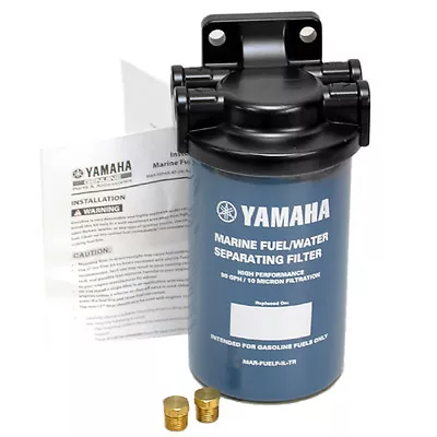 YAMAHA OEM 10-Micron Fuel/Water Separating Filter MAR-SEPAR-AT-OR  Aluminum Head • $99.95
