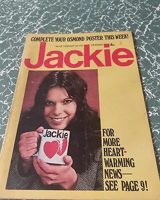 Vintage JACKIE Magazine 3rd FEBRUARY 1973 Osmonds/Marty Kristian FREEPOST 339 • £14.99