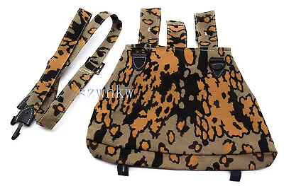  Replica German Bread Bag W Strap OAK Autumn Camo Color Reenactments War  • $26.50