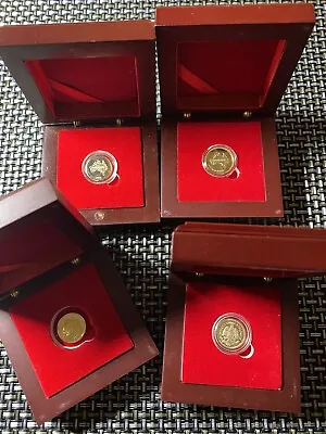 24K HGE Limited Edition  Play Money  Collector Coins X 4  • $50