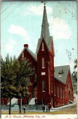 1909. M.e. Church. Mahanoy City Pa. Postcard. Bq4 • $8