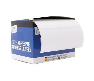 £4.99 • Buy 175 ROLL OF SELF ADHESIVE ADDRESS LABELS EASY PEEL STICKY STICK ON 89mm X 36mm