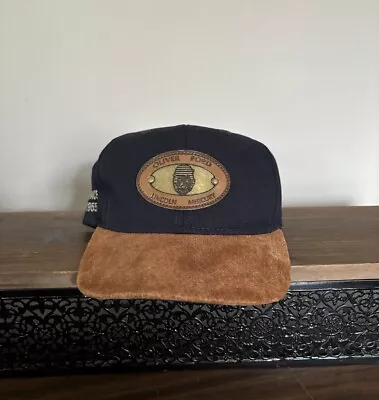 VTG Oliver Ford Lincoln Mercury Adjustable Hat Wool Plymouth Indiana Legend USA • $25