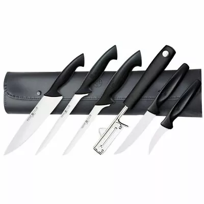 Wusthof 7 Piece Pro Knife Apprentice Starter Kit With Knives & Vinyl Knife Roll • $199.98