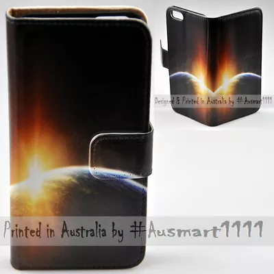 For Huawei Series - Earth Print Wallet Mobile Phone Case Cover • $13.98