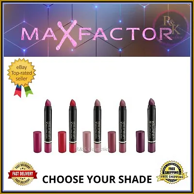 Max Factor Colour Elixir Matte Lip Butter Creamy Lipstick - Choose Your Shade • £5.19