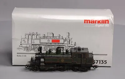 Marklin 37135 HO Scale Digital Reihe D XII Steam Locomotive EX/Box • $154.52