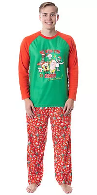 Nickelodeon Mens' SpongeBob SquarePants Krabby Christmas Pajama Set • $38.95