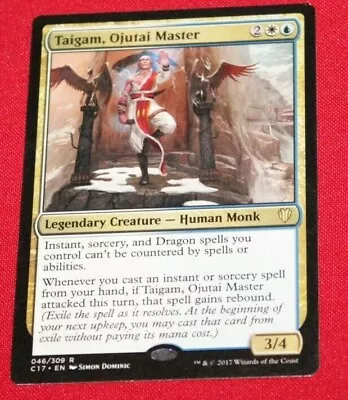 Magic The Gathering Taigam Ojutai Master Commander 2017 Used • $1