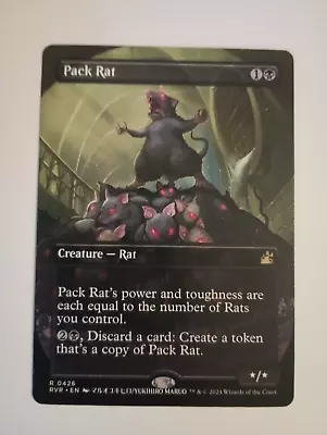 Pack Rat Anime Borderless NM/M Magic The Gathering Ravnica Remastered MTG • $4.95