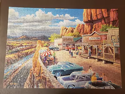 Scenic Overlook Jigsaw Puzzle By Ravensburger Puzzles 1000 Pieces Complete • $9.95