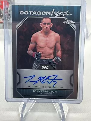 Tony Ferguson 2024 Topps Chrome UFC Octagon Legends Auto #OLA-TFE • $20