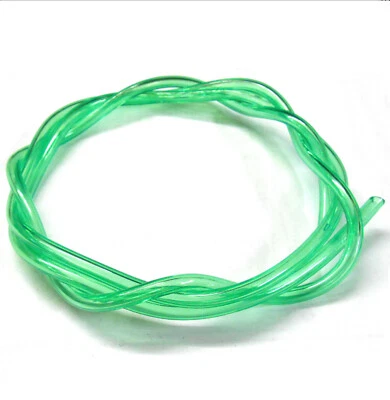 Neon Green RC Engine Petrol Nitro Gas Fuel Line Tube Hose 1 Meter 4mm 2.5mm 1/16 • £4.06