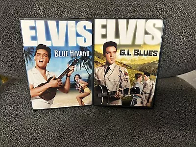BLUE HAWAII + G.I. BLUES  Elvis Presley  Juliet Prowse  Angela Lansbury  DVD USA • $9.81
