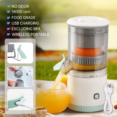 Portable USB Mini Electric Juicer Mixer Extractors Rechargeable Blender Fruit • $25.99