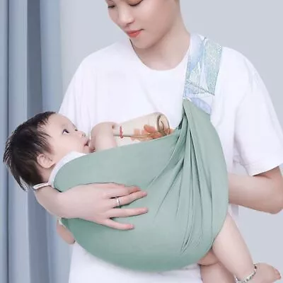 £7.50 • Buy Adjustable Baby Sling Breathable Mesh Wrap Carrier Pouch Infant Breastfeeding
